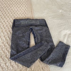 Barely-Worn Gymshark Navy Blue Flex Leggings